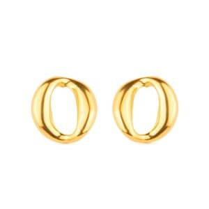 Brinco Dourado Elo Corrente